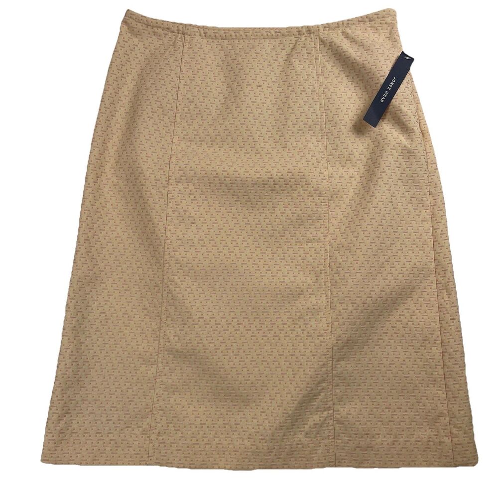 NWT Jones Wear Caravan Pencil Skirt Peony Peach-8